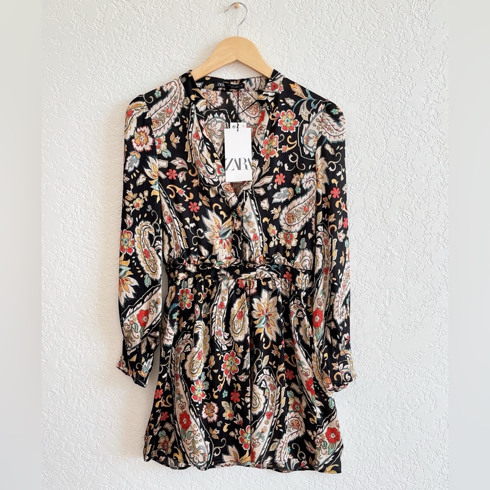 Zara Printed Short Dress